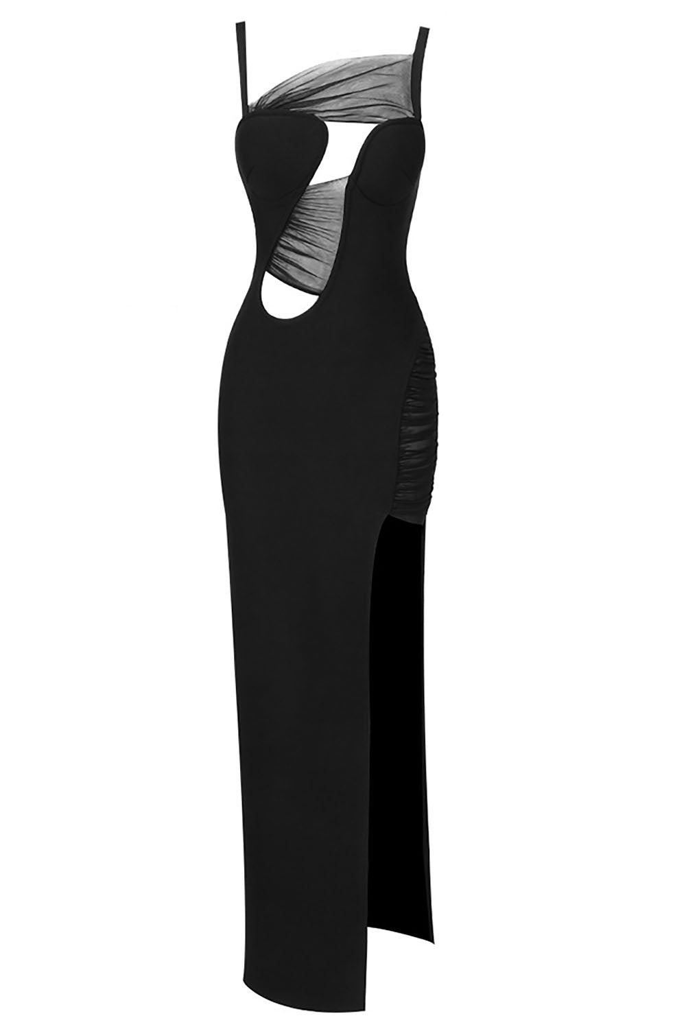 Strappy Cut Out Asymmetric Bandage Dress – CHICIDA