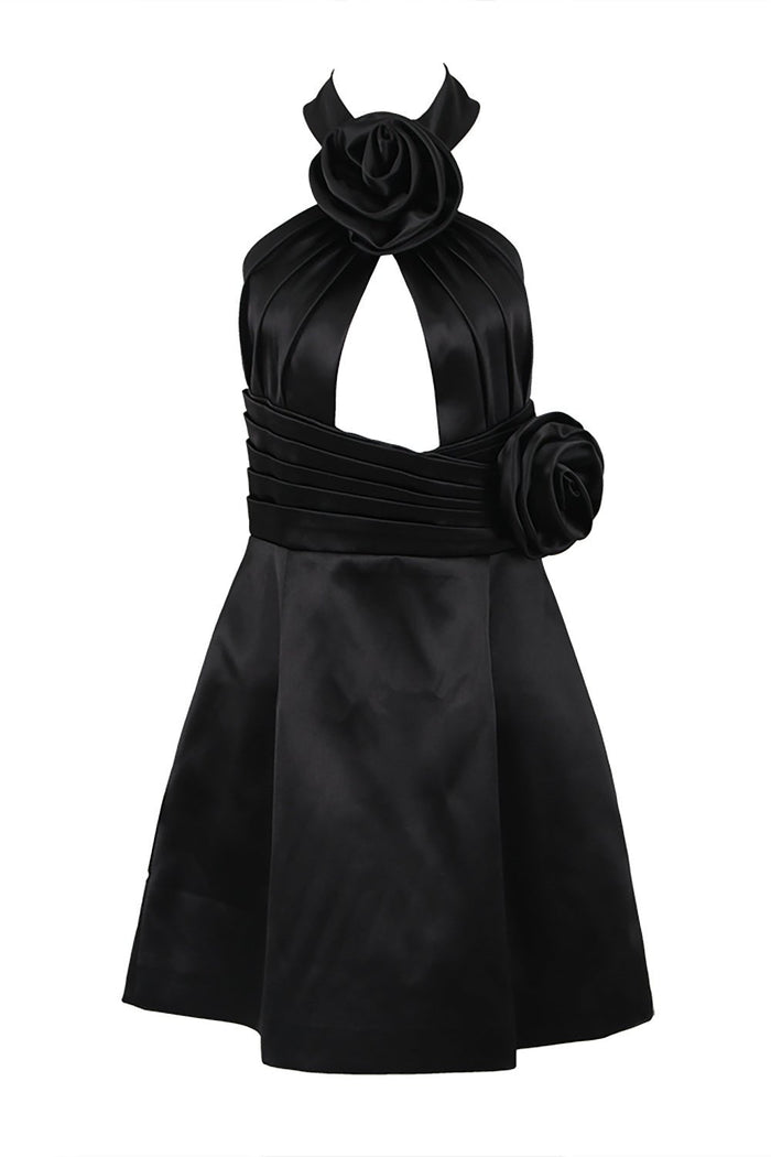 silk cut out mini dress WHITE PRESLEY SILK TAFFETA CUT-OUT MINI DRESS | CULT MIA