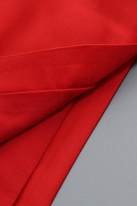 Backless 3D Floral Embellished Gown