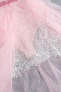 Backless Lace Formal Gown