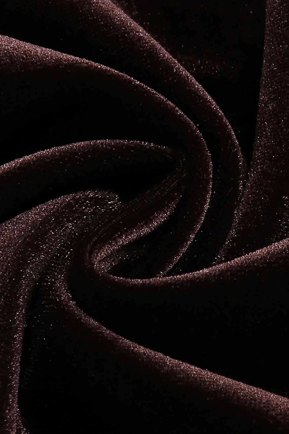 Backless Pearl Velvet Maxi Dress in Brown