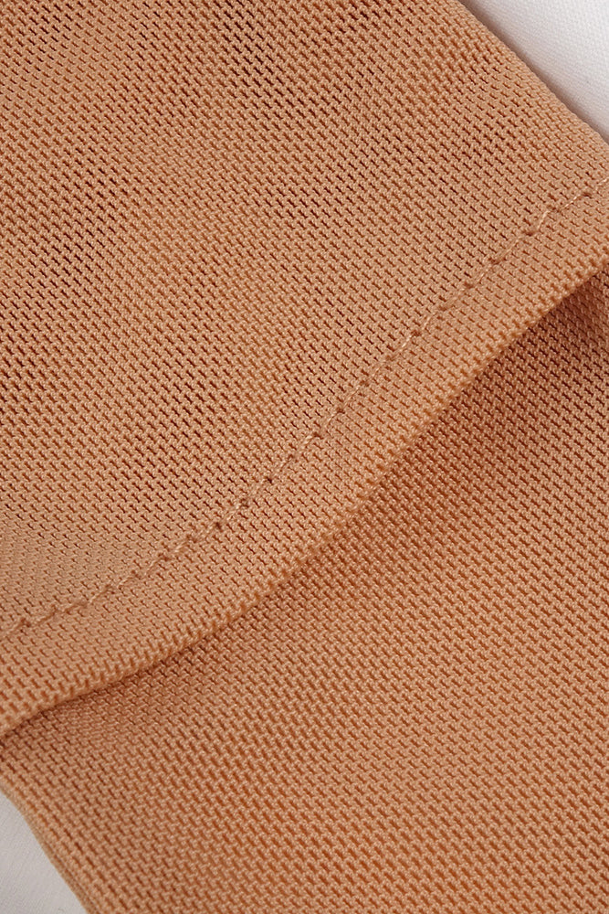 Backless Tail Slit Halter Maxi Dress