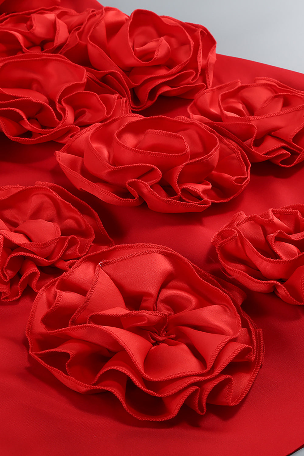 Bandeau Corsage Detail Mini Dress