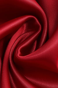 Beaded Applique Lace-up Dress