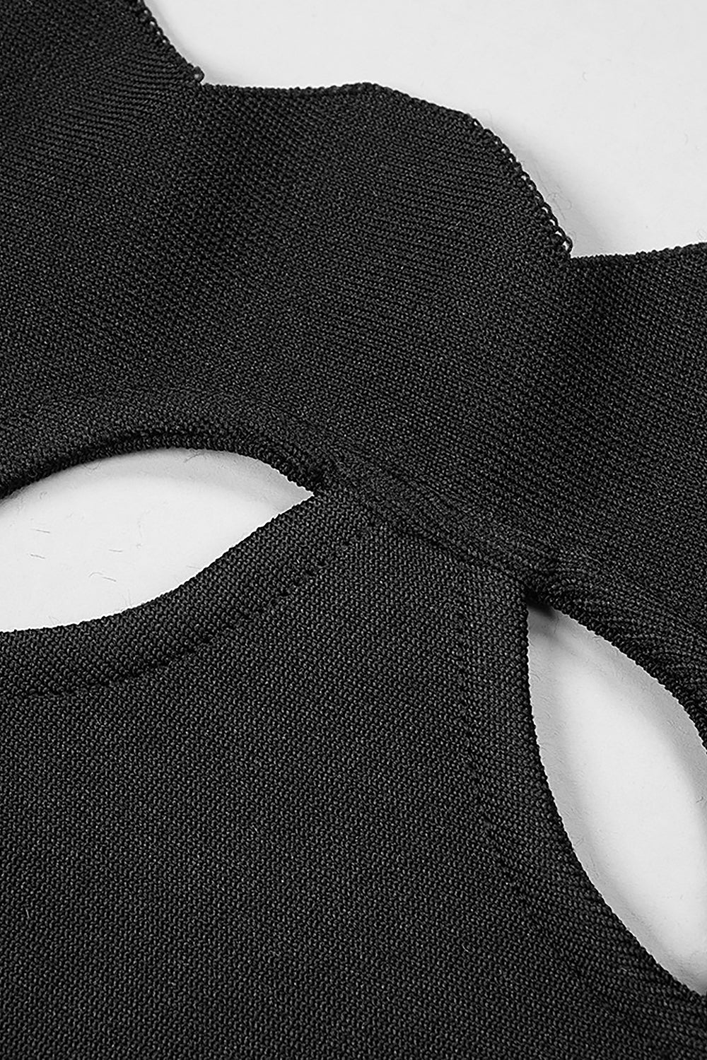 Halter Hollow Out Maxi Bandage Dress