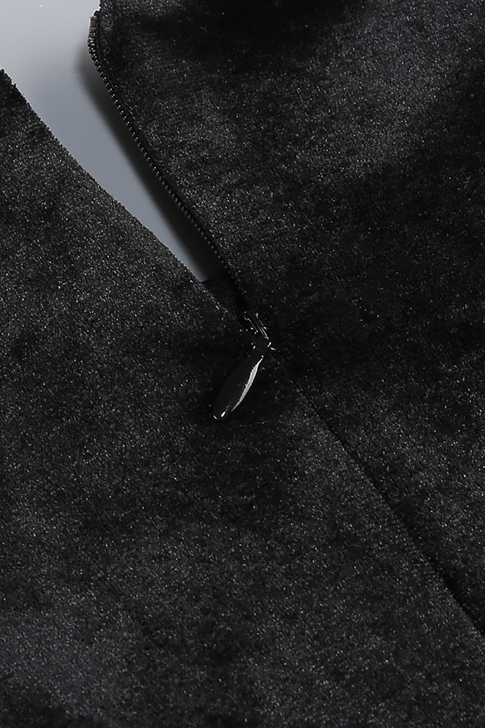 Bow Cascade Velvet Gown