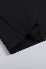 Brooch Embellished Scoopneck Gown In Black
