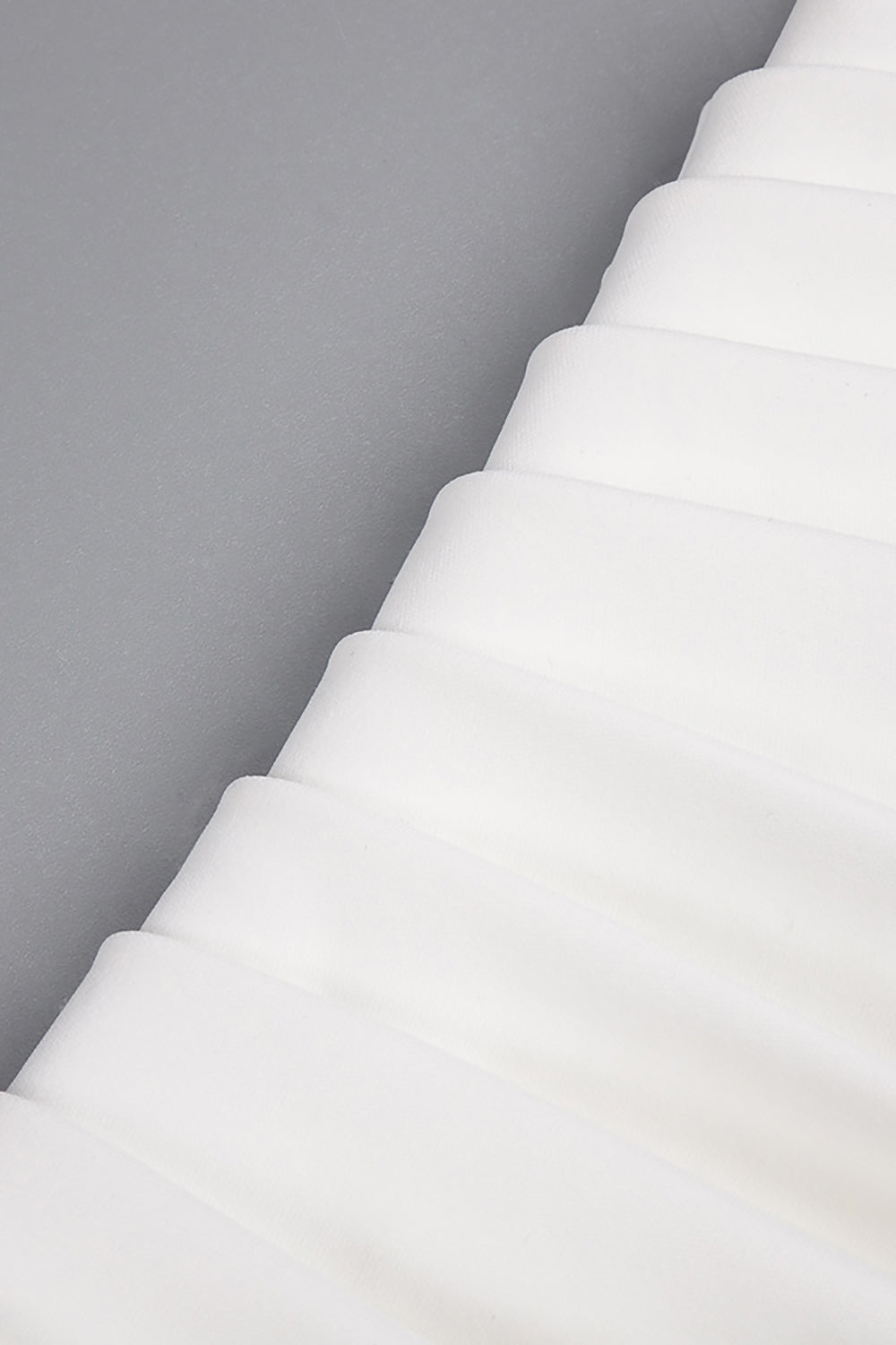 Brooch Long Sleeve Split Gown