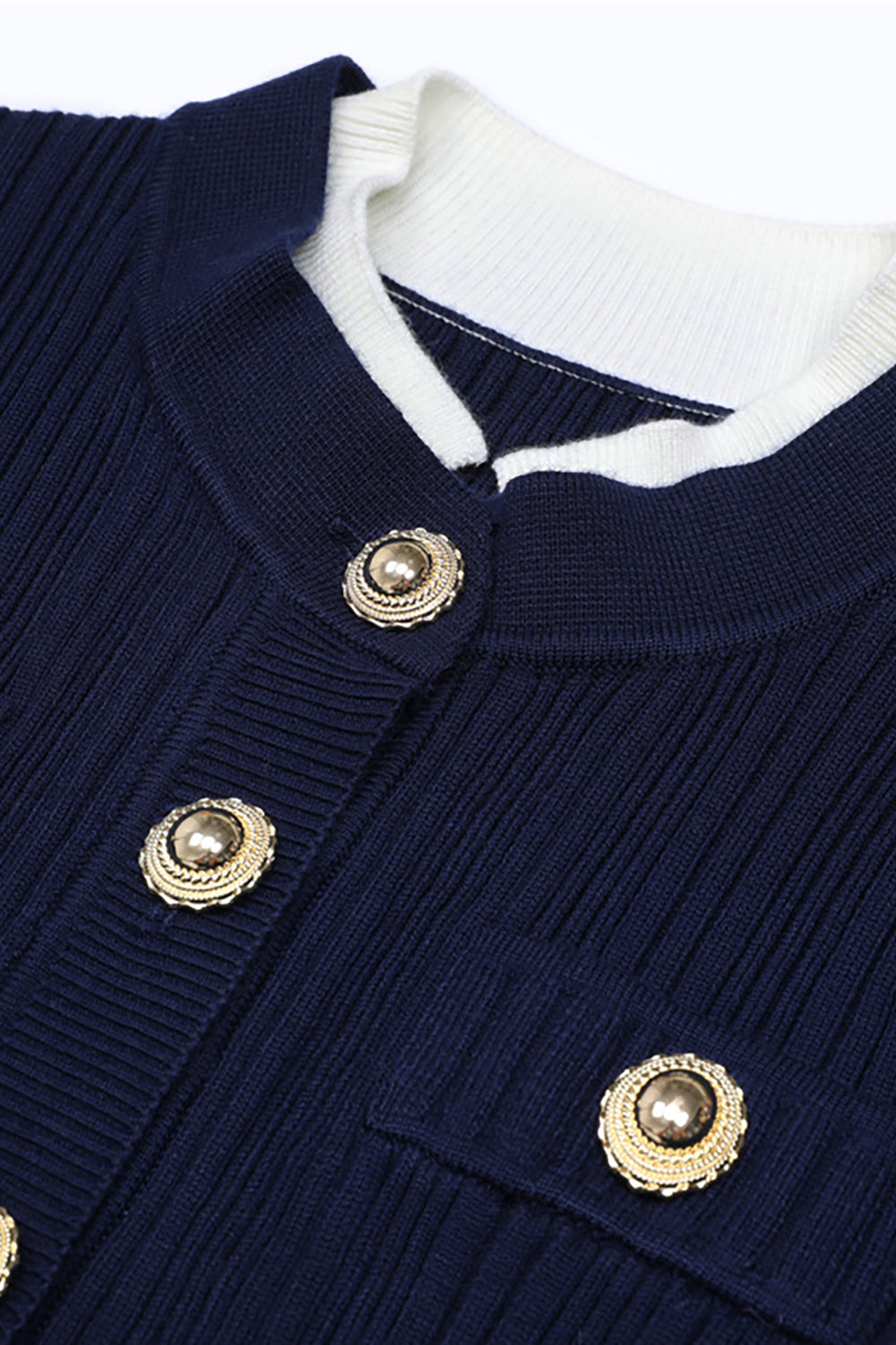 Button-detailed Ribbed-knit Maxi Dress