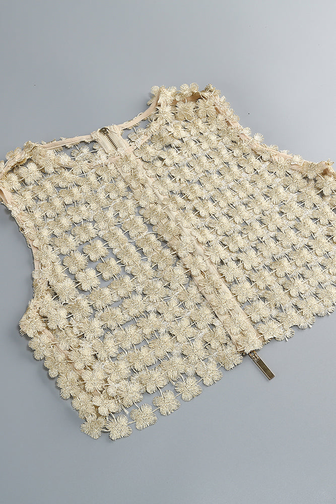 Champagne Crochet Two Piece