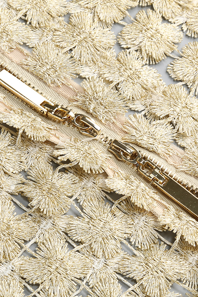 Champagne Crochet Two Piece