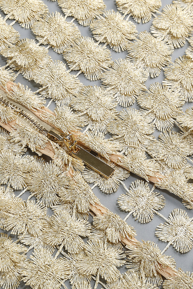 Champagne Crochet Two Piece