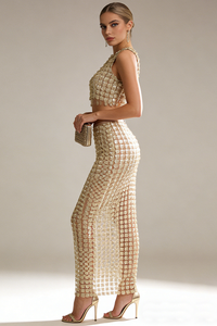 Champagne Crochet Two Piece