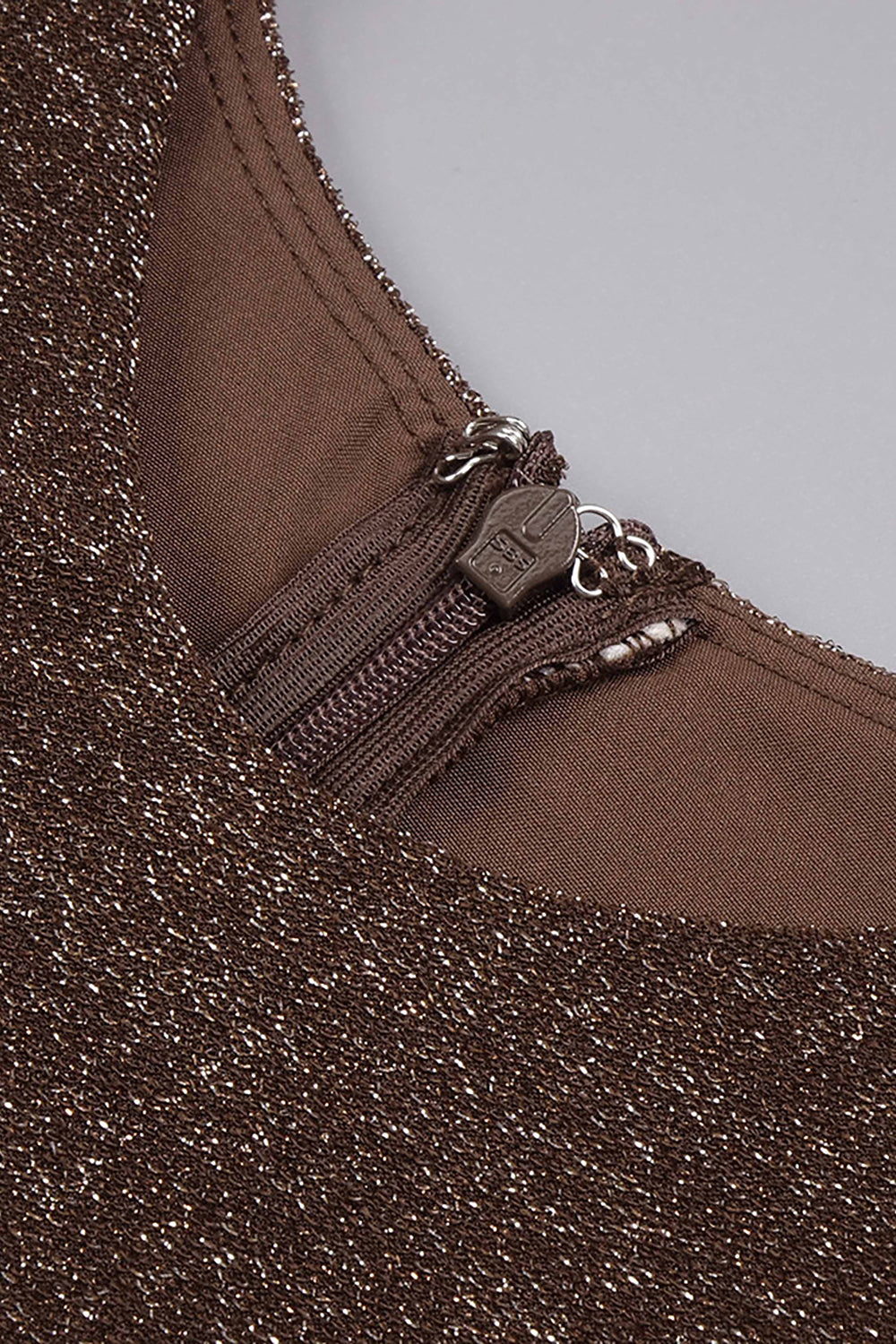 Chiffon Scarf Corseted Sparkly Maxi Dress