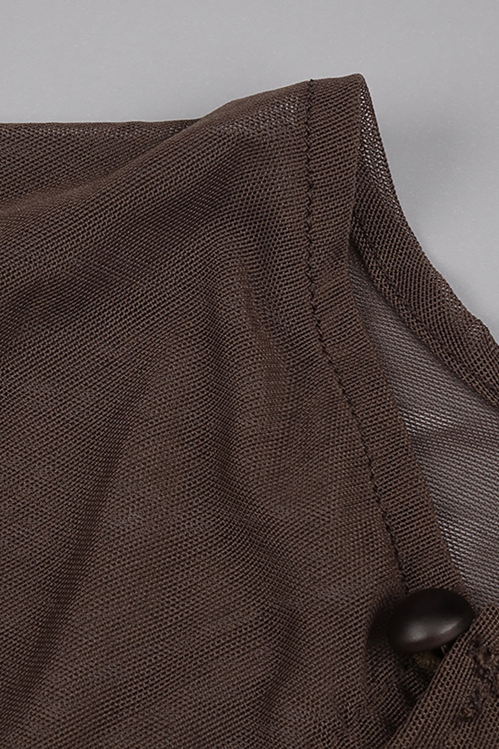 Chiffon Scarf Corseted Sparkly Maxi Dress