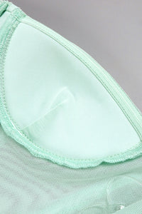 Chiffon Scarf Crepe Gown