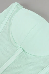 Chiffon Scarf Crepe Gown