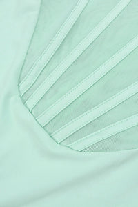 Chiffon Scarf Crepe Gown