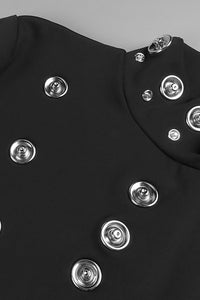 Coperni Snap-embellished Spandex Gown