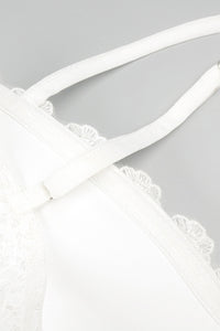 Corset Detailing Lace Long Dress