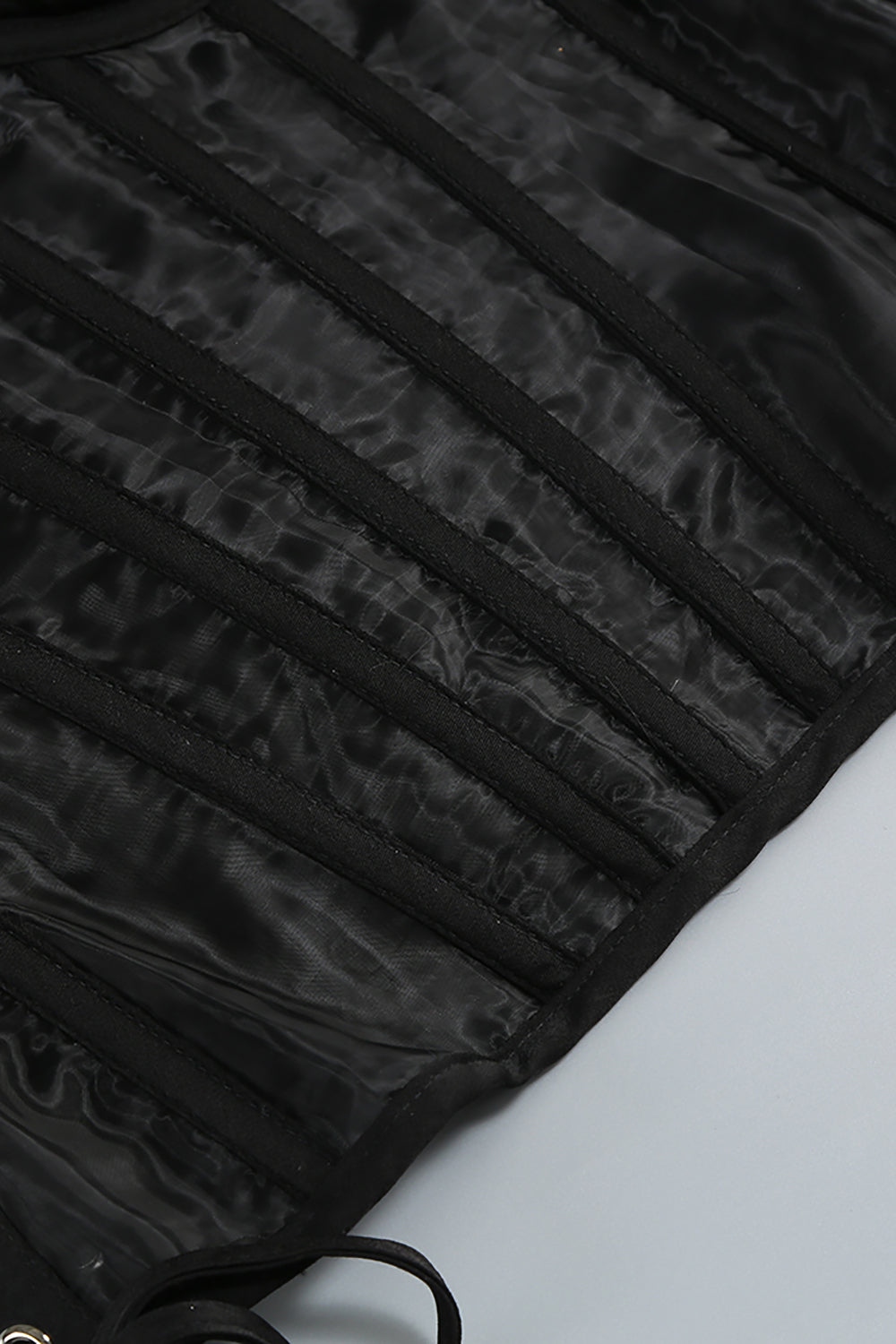 Corset Top & Irregular Mesh Skirt