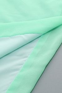 Cowl Neck Flower Maxi Dress