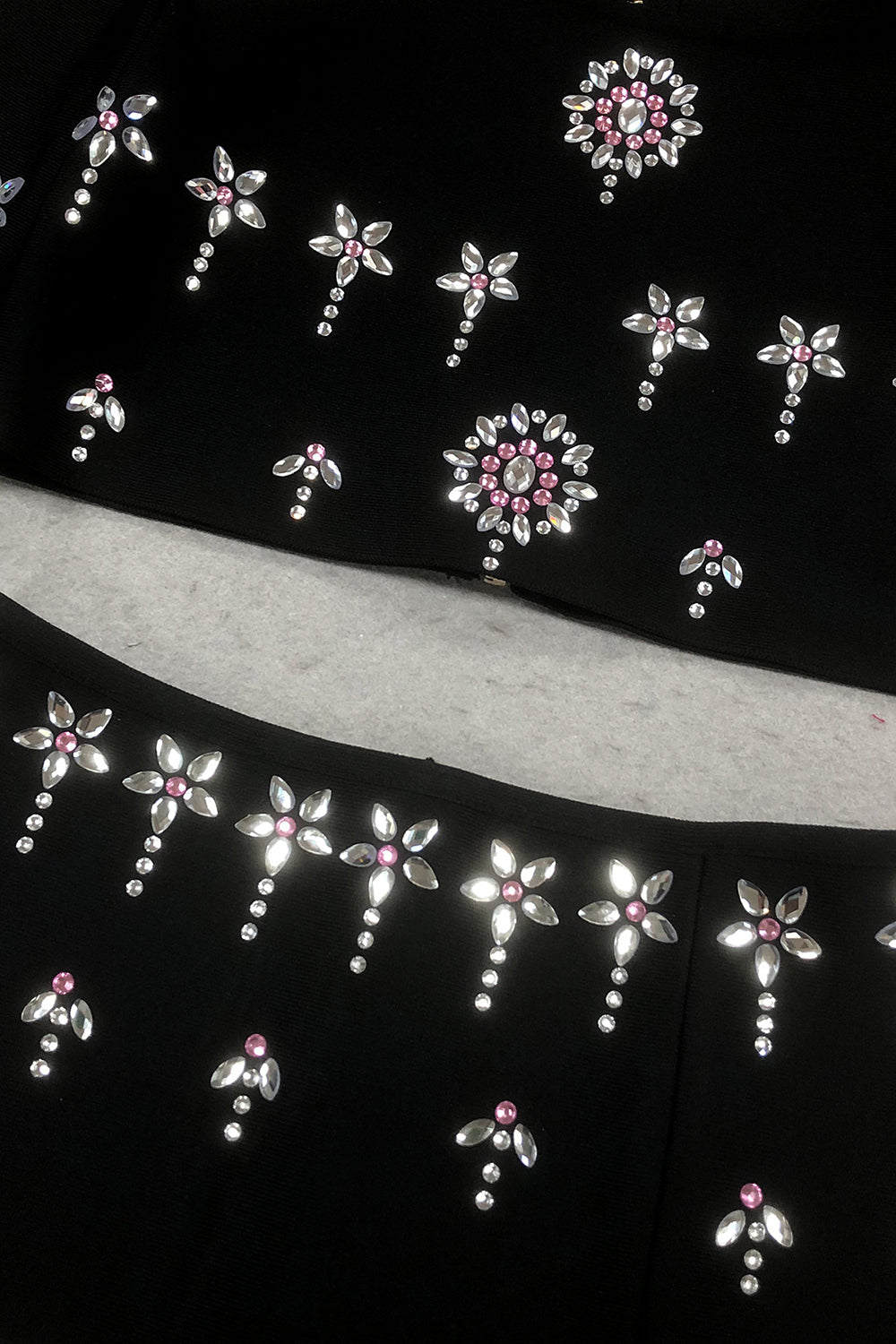 Crystal-embellished Crepe Two Piece