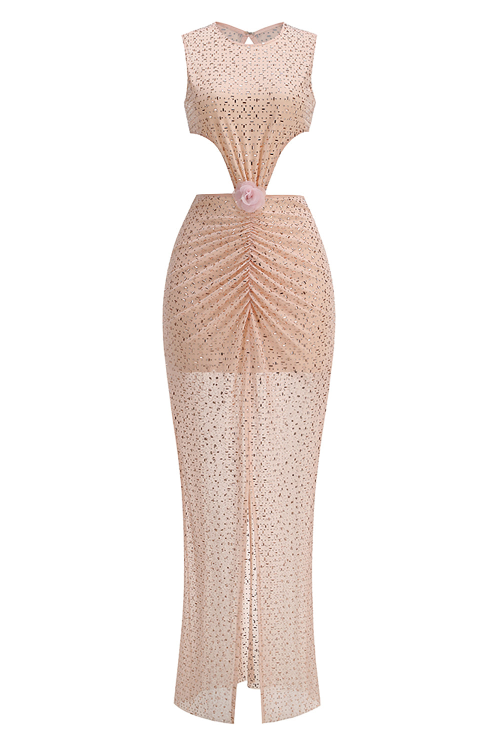 Crystal-embellished Cut Out Gown