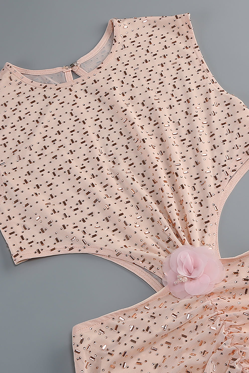 Crystal-embellished Cut Out Gown