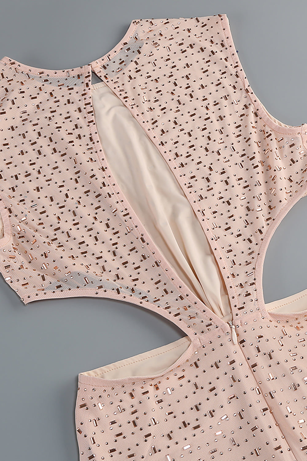 Crystal-embellished Cut Out Gown