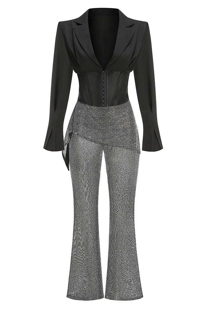 Crystal-embellished Suit