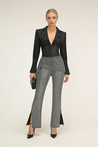 Crystal-embellished Suit