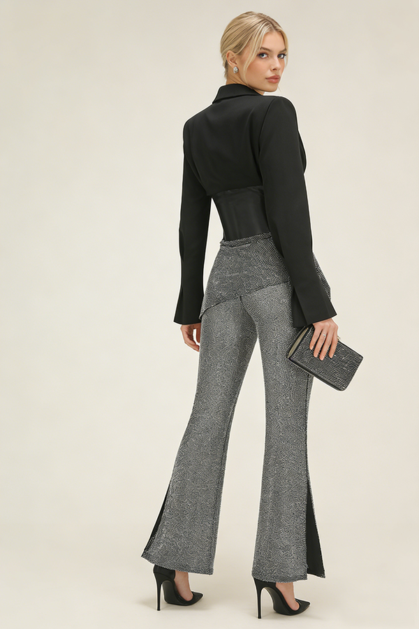 Crystal-embellished Suit