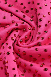 Crystal Embellished Cutout Maxi Dress