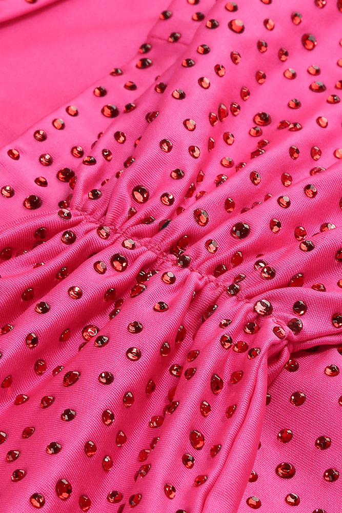 Crystal Embellished Cutout Maxi Dress