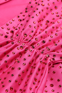 Crystal Embellished Cutout Maxi Dress