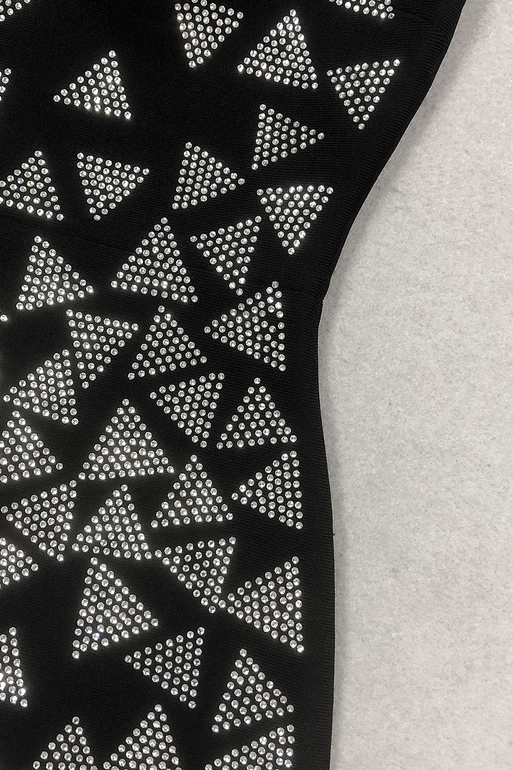 Crystal Triangle Embellished Gown