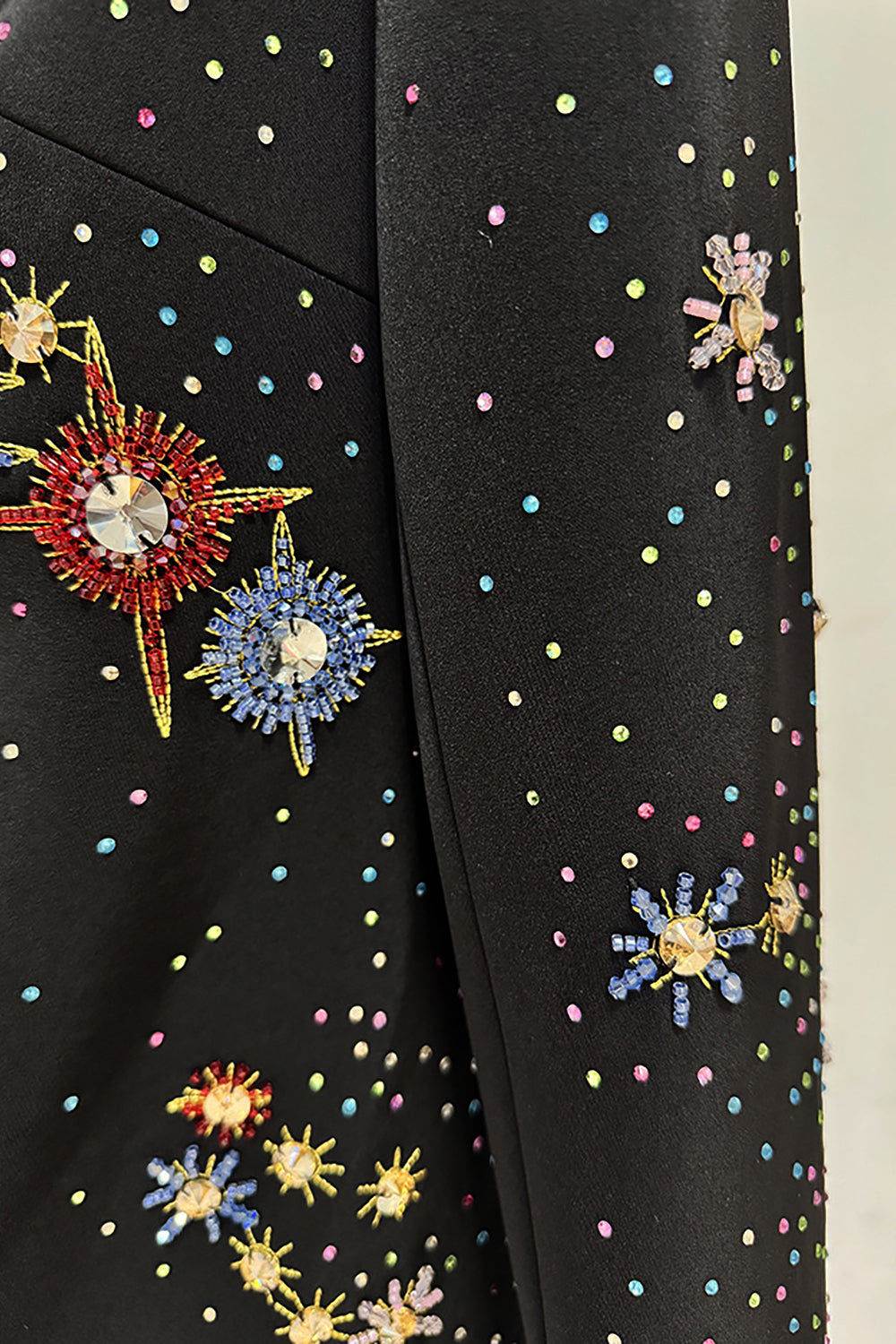 Crystal Embellished Constellation Mini Dress