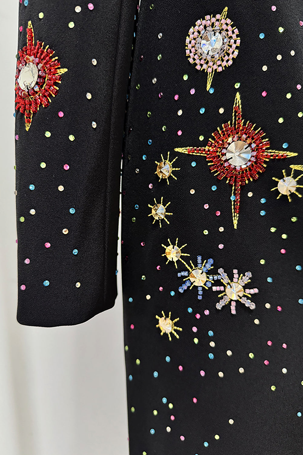 Crystal Embellished Constellation Mini Dress