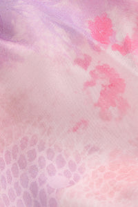 Deep V-Neck Floral Print Ruffled Mini Dress