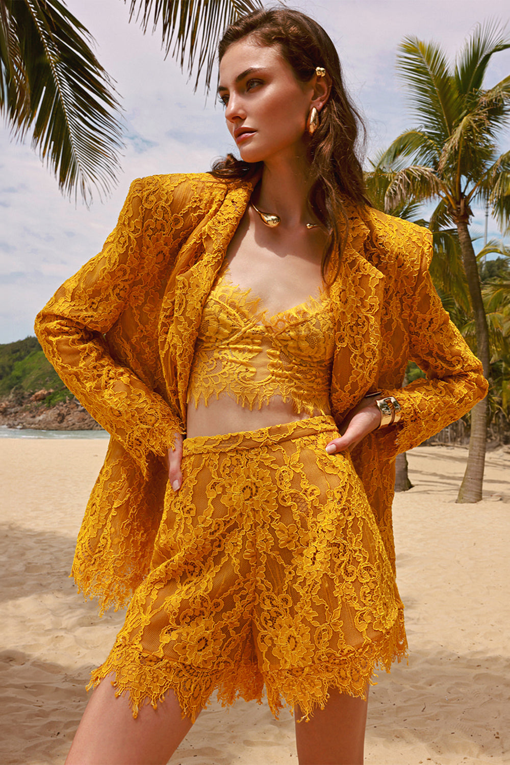 Delicate Lace Three Set