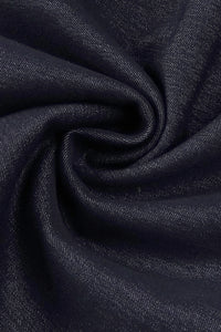 Denim Halterneck Corset Midi Dress