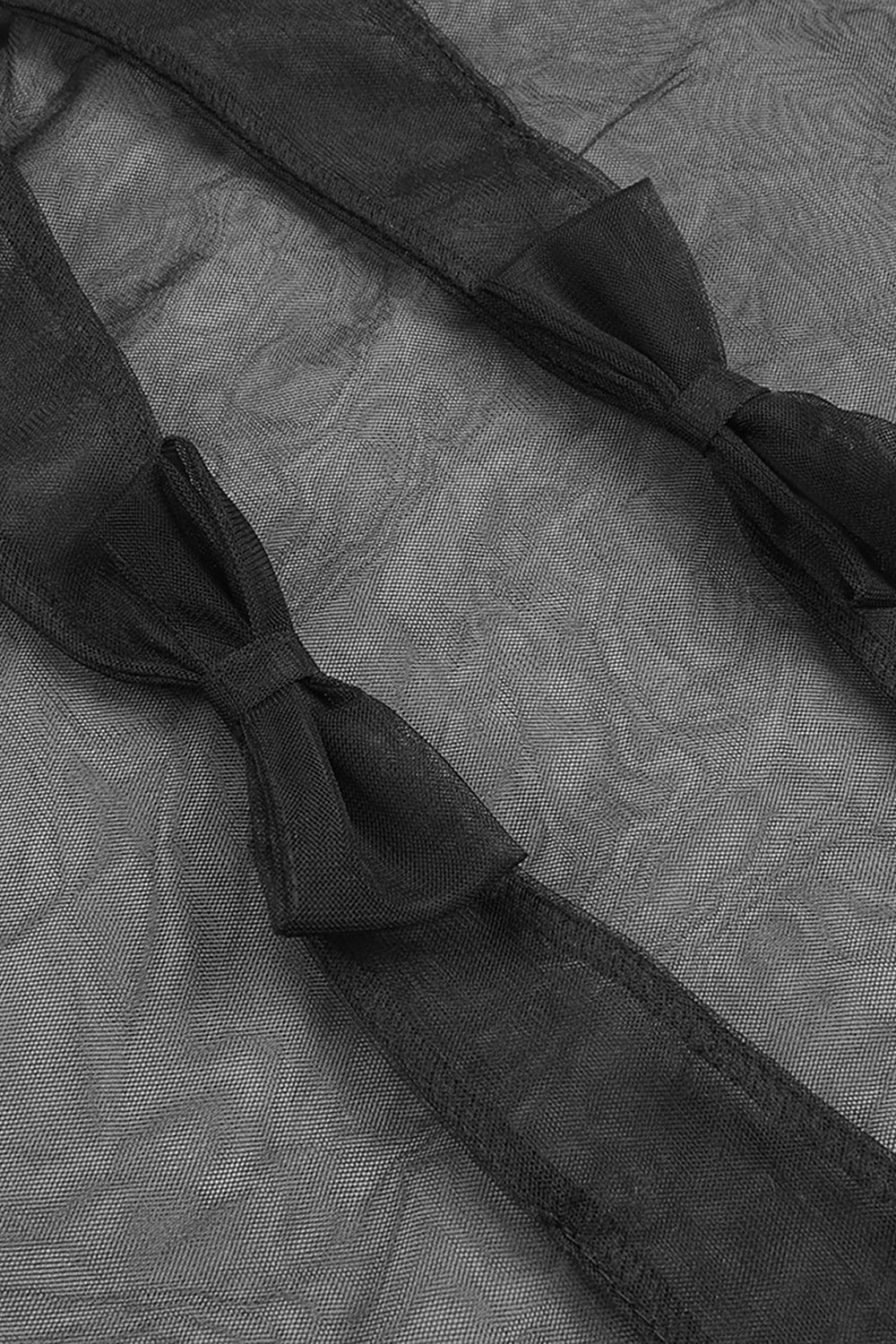 Double-breasted Clasp Coat Tulle Long Dress