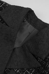 Double-breasted Clasp Coat Tulle Long Dress