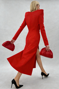 Double Breasted Split Coat