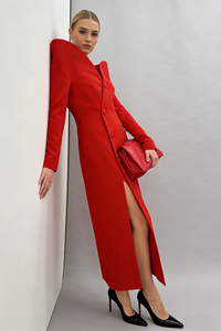 Double Breasted Split Coat