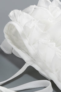 Drama Pleat Ruffle Maxi Dress