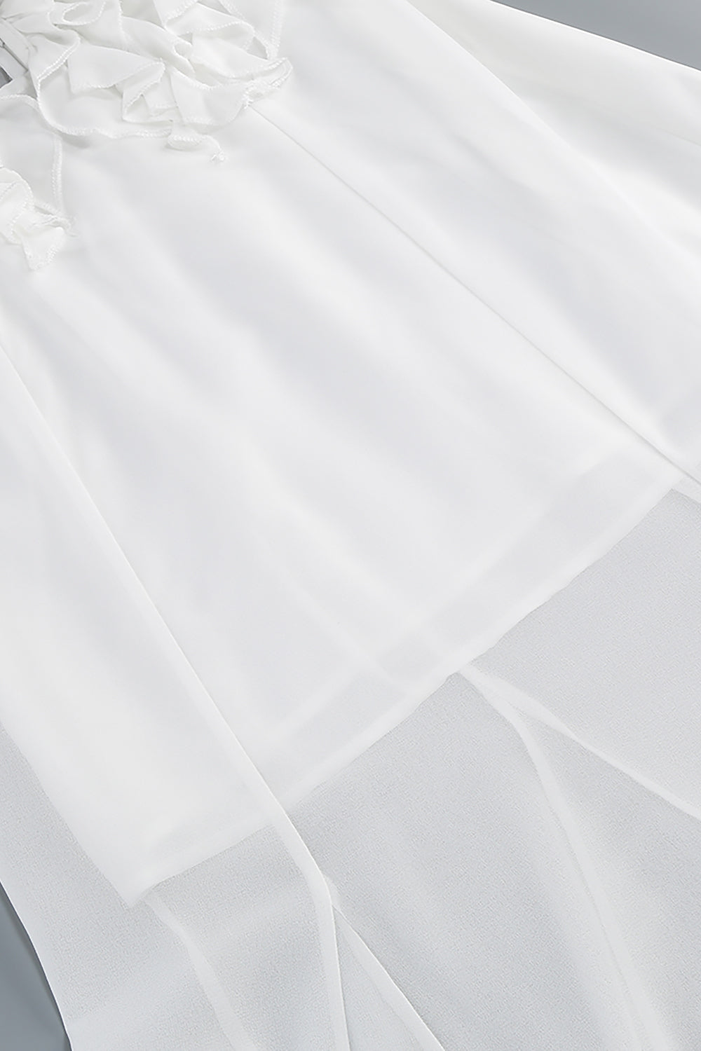 Drama Pleat Ruffle Maxi Dress