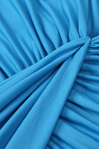 Drape Disconnect Cut Out Maxi Dress