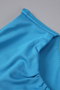 Drape Disconnect Cut Out Maxi Dress